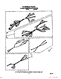Part Location Diagram of 313346 Whirlpool Harness, Wire (Lock Switch)