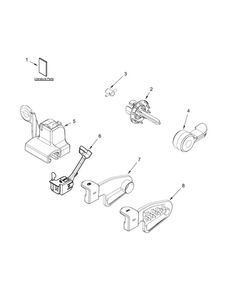 Part Location Diagram of W10801018 Whirlpool BLADE Assembly