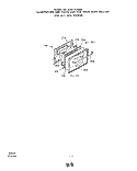 OVEN DOOR Diagram and Parts List for 1313^1A  Whirlpool Range