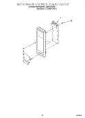 MICROWAVE CONTROL PANEL Diagram and Parts List for RM770PXBQ1  Whirlpool Wall Oven