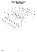 CONTROL PANEL, LITERATURE Diagram and Parts List for KEMI371BBL0  KitchenAid Wall Oven