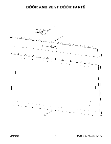 03 - Door And Vent Door Parts Diagram and Parts List for WMMF5930PW00  Whirlpool Microwave