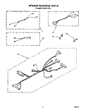 WIRING HARNESS Diagram and Parts List for RB760PXYQ0  Whirlpool Wall Oven