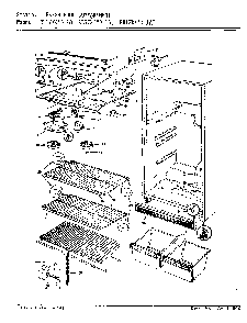 03 - Fresh Food Compartment Diagram and Parts List for RB17KA-1AT  Whirlpool Refrigerator
