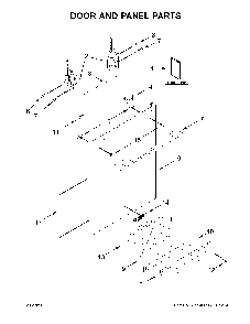 Part Location Diagram of W11366144 Whirlpool Tech sheet