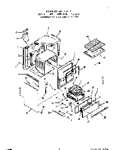 Body Diagram and Parts List for 1405*1A  Roper Range