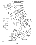 TOP AND CONSOLE Diagram and Parts List for LA7000XKW2  Whirlpool Washer