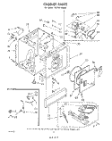 Part Location Diagram of 689540 Whirlpool Panel, Toe (New Avocado)