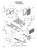 UNIT PARTS Diagram and Parts List for 3WSC20N4XY01  Whirlpool Refrigerator