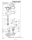 GEAR CASE Diagram and Parts List for LA9800XKW1  Whirlpool Washer