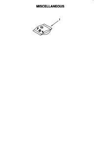 Miscellaneous Diagram and Parts List for KUDS25SEWH0  KitchenAid Dishwasher
