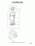 Part Location Diagram of WPW10686132 Whirlpool Blender Seal