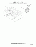 BASE PLATE PARTS Diagram and Parts List for GT4175SPS4  Whirlpool Microwave