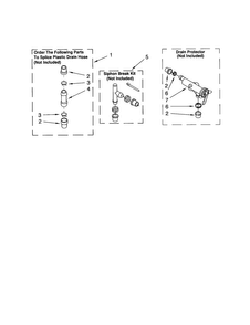 Water System Diagram and Parts List for LSQ9565MQ0  Whirlpool Washer
