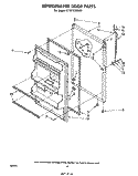 REFRIGERATOR DOOR , PARTS NOT ILLUS Diagram and Parts List for ET16TK1MWR1  Whirlpool Refrigerator