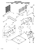 UNIT PARTS Diagram and Parts List for KTRC22KKWH03  KitchenAid Refrigerator