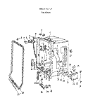 TUB Diagram and Parts List for 8515L20  Roper Dishwasher