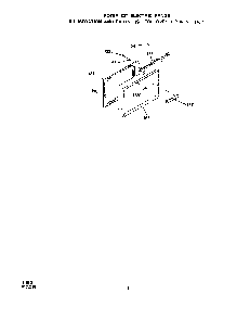 Oven Door Diagram and Parts List for 2413*0A  Roper Range