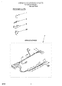 WIRING HARNESS Diagram and Parts List for 3LSC8255EQ1  Whirlpool Washer