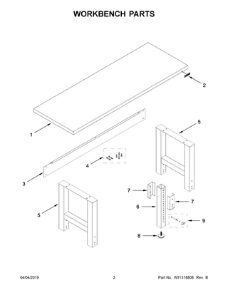 Part Location Diagram of W11357243 Whirlpool PARTS-MISC