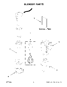 Blender Parts Diagram and Parts List for 5KHBV83EOB0  KitchenAid Blender