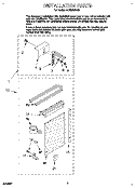 INSTALLATION Diagram and Parts List for ACM062XE0  Whirlpool Air Conditioner