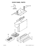 Part Location Diagram of W10490723 Whirlpool ENERGY GUIDE