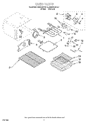 OVEN Diagram and Parts List for KESC307BWH4  KitchenAid Range