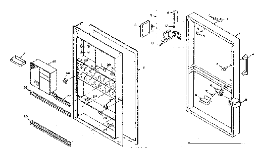 Part Location Diagram of 509505 Maytag Panel