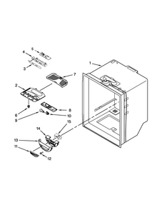 Part Location Diagram of W10594331 Whirlpool CONTROL