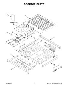 Part Location Diagram of W11747651 Whirlpool WIRE HARNESS