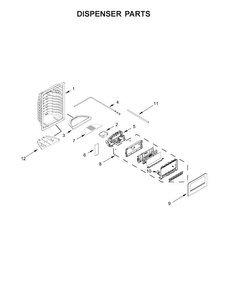 Part Location Diagram of W10460950 Whirlpool PAD