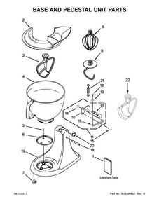 Part Location Diagram of W10863290 Whirlpool Use and care guide