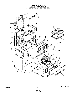 Body Diagram and Parts List for 1305*0A  Roper Range