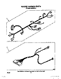 WIRING HARNESS Diagram and Parts List for MW8650XS6  Whirlpool Microwave