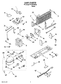 UNIT PARTS Diagram and Parts List for TT18SKXRD02  Estate Refrigerator