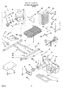 UNIT Diagram and Parts List for 6ED27DQXFW01  Whirlpool Refrigerator