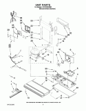 UNIT PARTS Diagram and Parts List for KFCS22EVMS3  KitchenAid Refrigerator