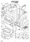 Part Location Diagram of WP3979727 Whirlpool Door Handle - Gray