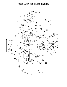 Part Location Diagram of W11423774 Whirlpool TOP