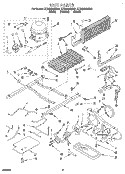 UNIT Diagram and Parts List for ET22DQRDN01  Whirlpool Refrigerator