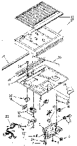 Compartment Separator Diagram and Parts List for ET20AKXSF07  Whirlpool Refrigerator