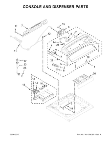 Part Location Diagram of W11033191 Whirlpool CNTRL-ELEC