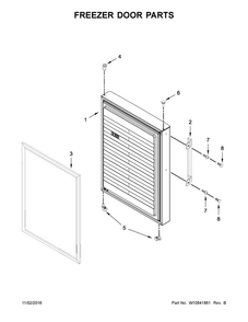 Part Location Diagram of W10550057 Whirlpool PLUG