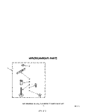 MISCELLANEOUS Diagram and Parts List for LA6500XPW0  Whirlpool Washer