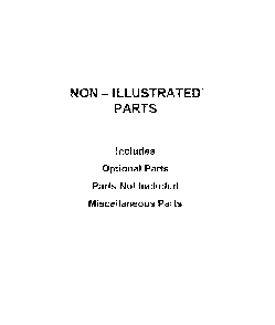 Optional parts (not included) Diagram and Parts List for WOS72EC0HS02  Whirlpool Wall Oven