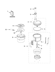 Part Location Diagram of W10895359 Whirlpool BOWL