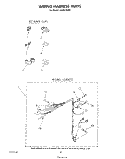 WIRING HARNESS Diagram and Parts List for LA7681XSW1  Whirlpool Washer