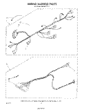WIRING HARNESS , LITERATURE AND OPTIONAL Diagram and Parts List for MW8800XS2  Whirlpool Microwave