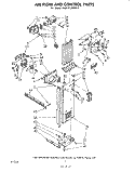 AIR FLOW AND CONTROL , PARTS NOT IL Diagram and Parts List for EHD191ZKWR0  Whirlpool Refrigerator